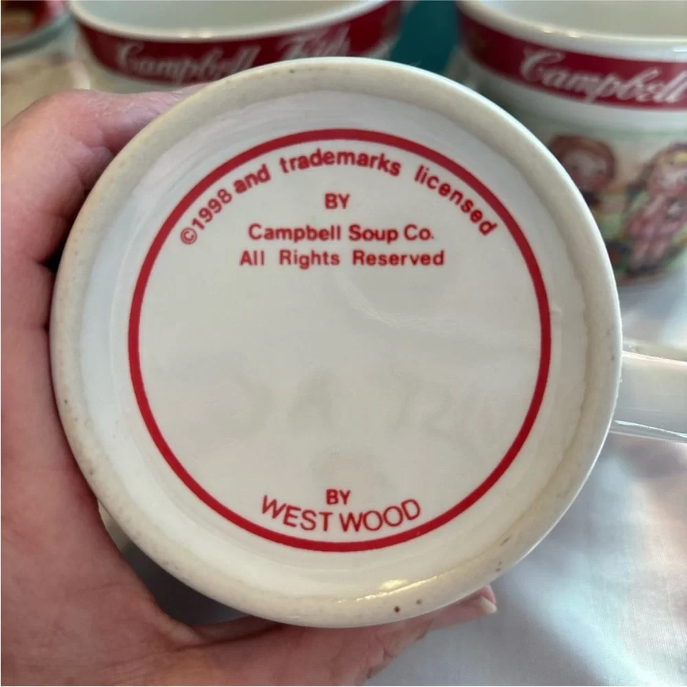 Campbell kids coffee‎ mugs set of 3
